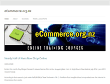 Tablet Screenshot of ecommerce.org.nz